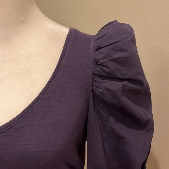 Nation Los Angeles Purple Long Sleeve Top Size Small - Picture 3 of 8